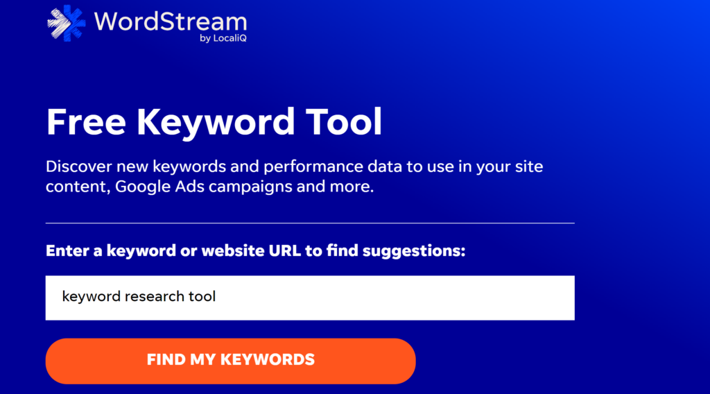 Free Keyword Research Tool